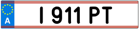 Truck License Plate